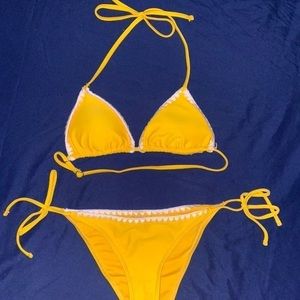 Yellow (M) String 2-piece bikini Set